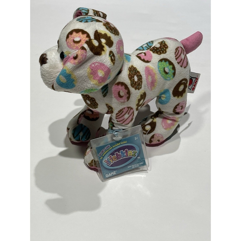 Ganz Webkinz Delights Donut Pup Hm5119 New With Sealed Code
